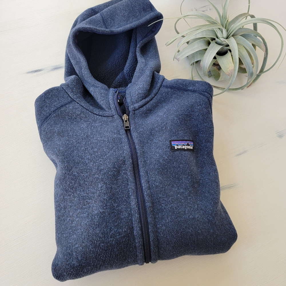 Patagonia Women's Better Sweater Fleece Hoody Jacket | Navy Blue | Size XS